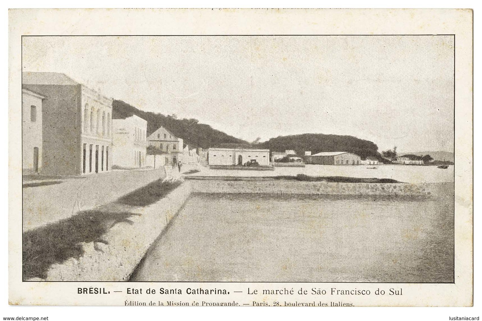 SANTA CATARINA - SÃO FRANCISCO DO SUL - FEIRAS E MERCADOS - Le Marché De S. Francisco Do Sul  Carte Postale - Florianópolis