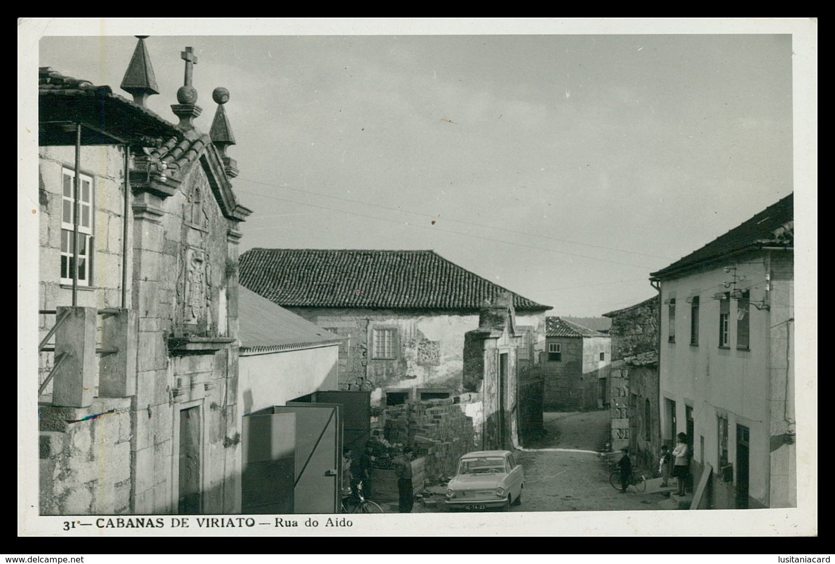 CARREGAL DO SAL - CABANAS DE VIRIATO - Rua Do Aido.( Nº 31) Carte Postale - Viseu