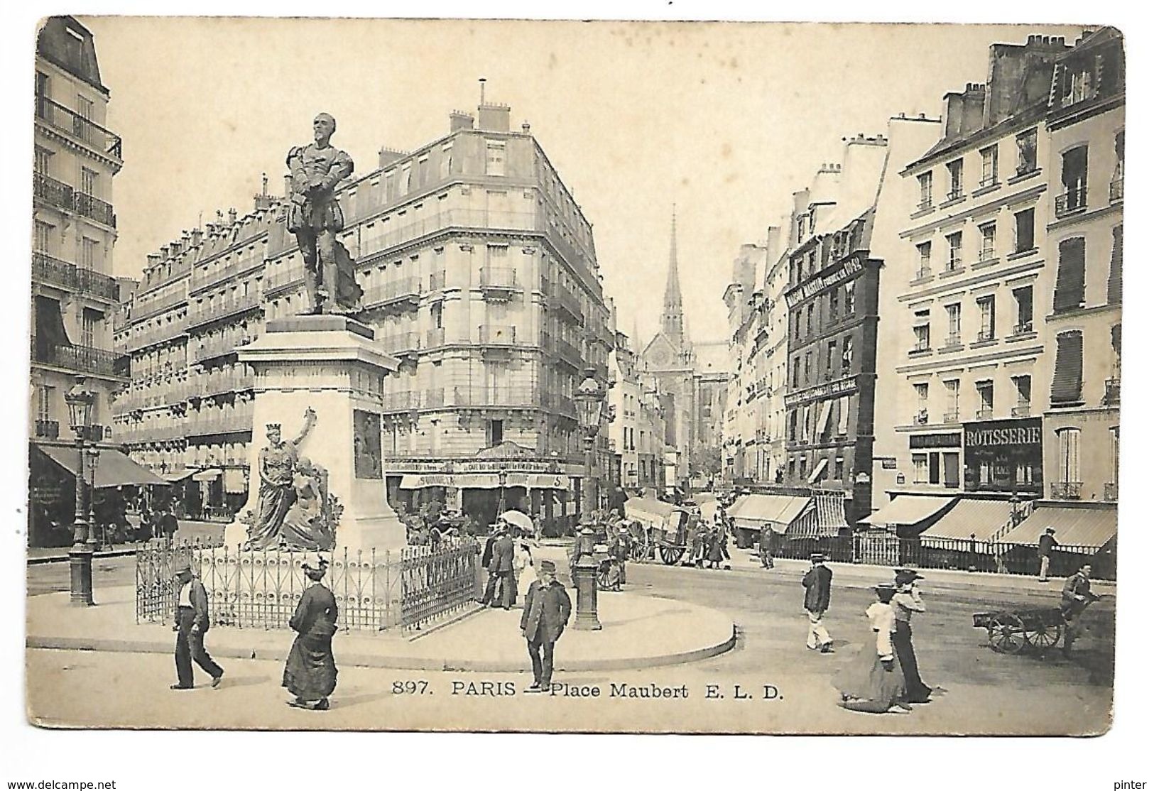PARIS - Place Maubert - Arrondissement: 05