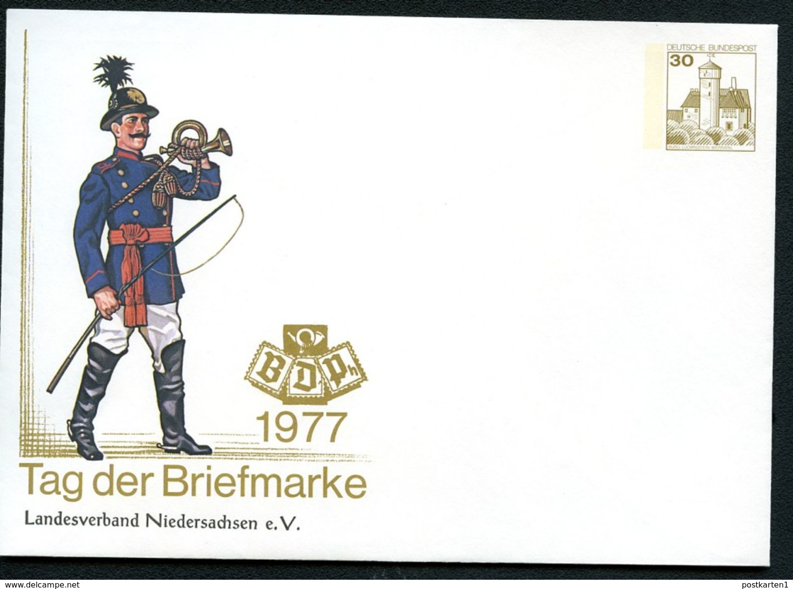 Bund PU108 C1/005a Privat-Umschlag LV NIEDERSACHSEN ** 1977 - Enveloppes Privées - Neuves