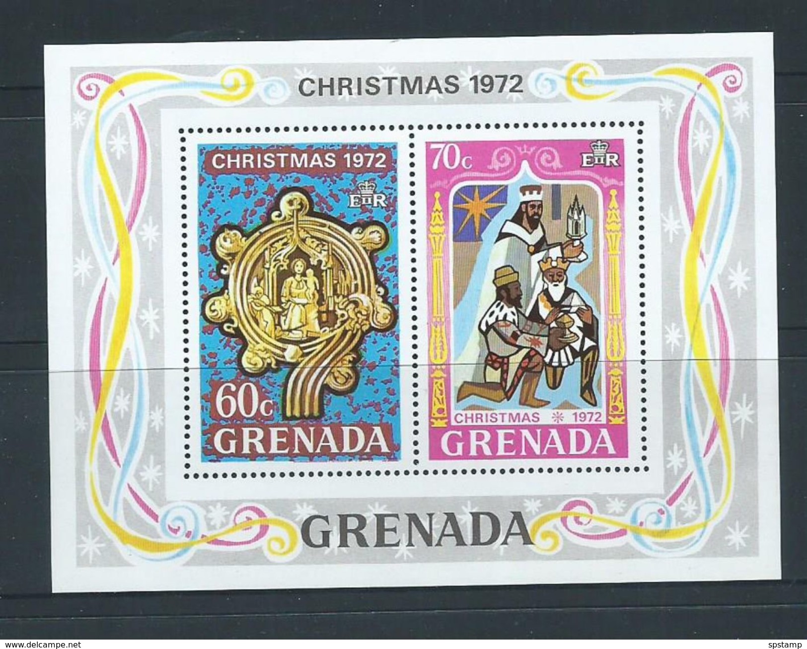 Grenada 1972 Christmas Miniature Sheet MNH - Grenada (...-1974)