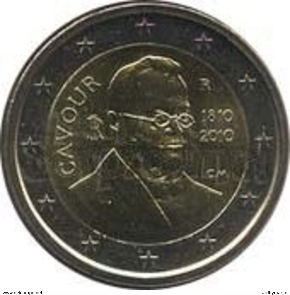 *ITALIA - 2 Euro Commemorativo 2010: CAVOUR - Italia