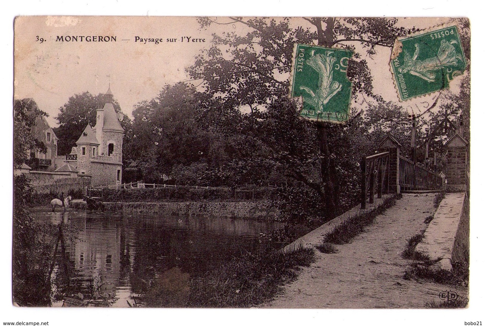 D102 - Montgeron - Paysage Sur L'Yerres - E.L.D. N°39 - Montgeron