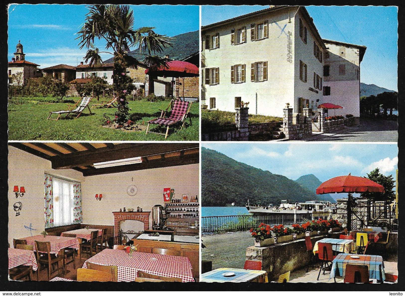 BRUSINO ARSIZIO TI Albergo Ristorante CA VEGIA 1970 - Brusino Arsizio