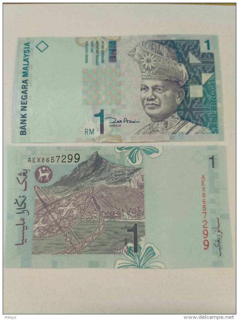 Monnaie  MALAYSIE  Malaysia Paper Bank Note  Satu Ringgit RM 1 1998 Banknote P 39b UNC - Malaysia
