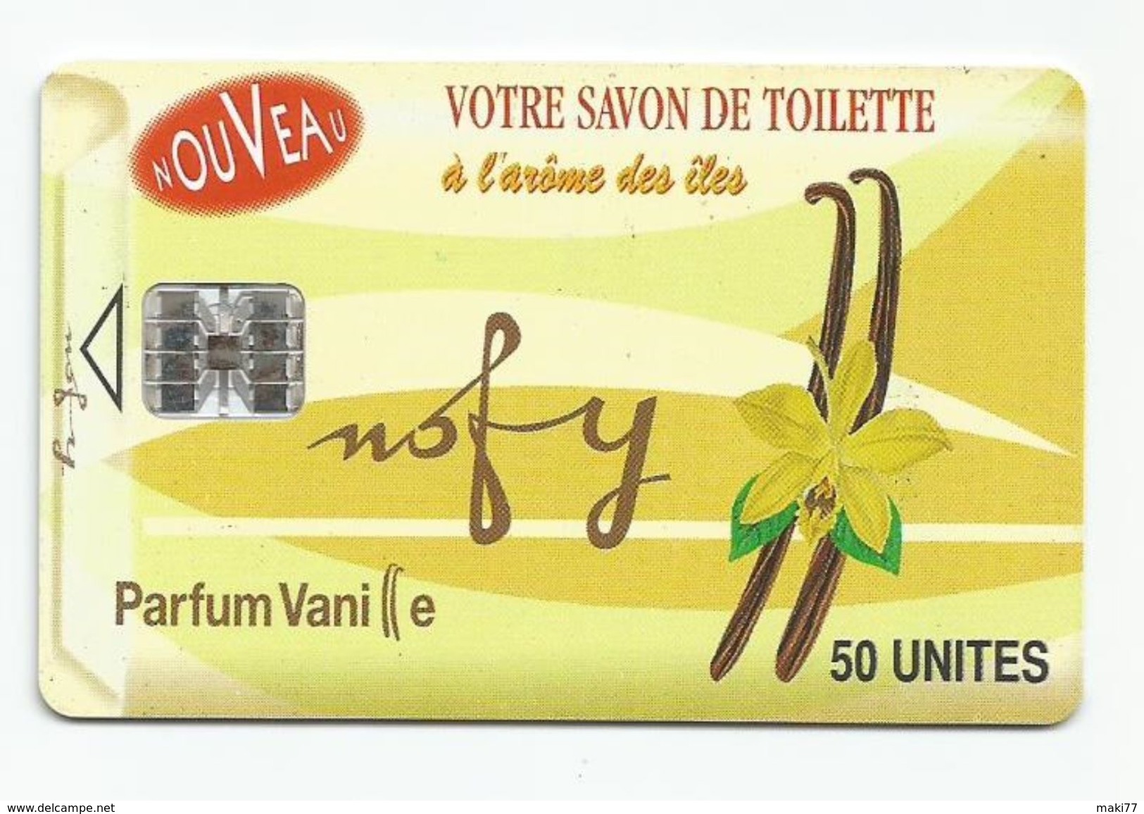 Madagascar Malagasy  Madagaskar TC Publicité Réf Catalogue P13 SAVON NOFY Au  Parfum  VANILLE Orchidée VANILLA - Madagaskar