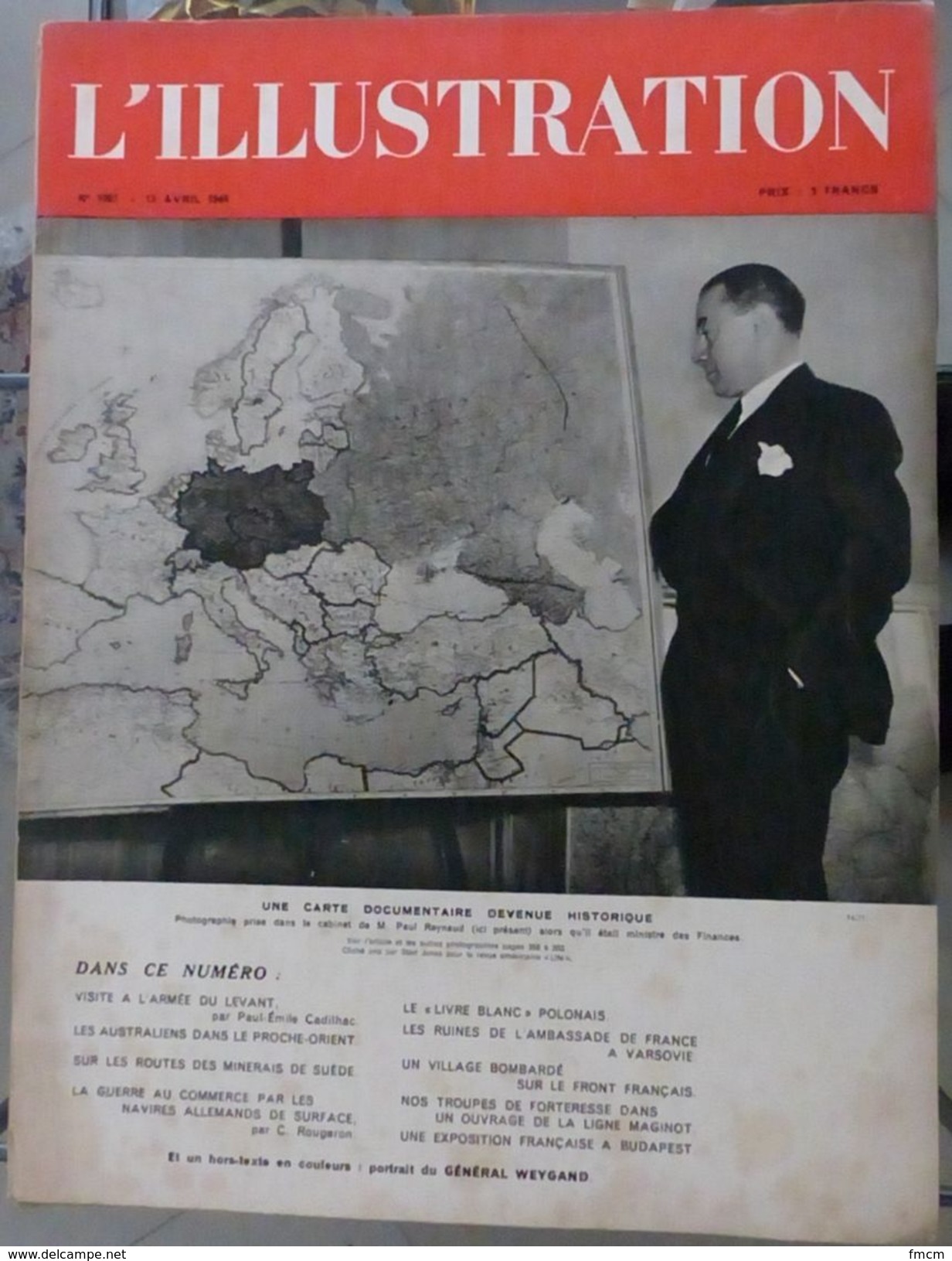 L'Illustration N° 5067 13 Avril 1940 - L'Illustration