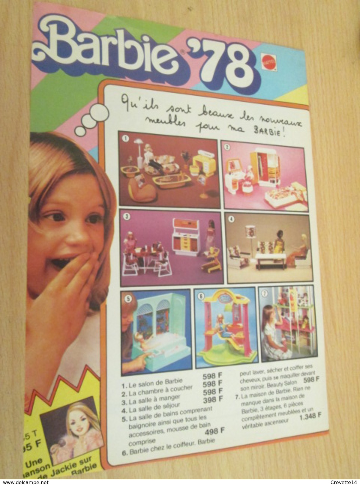 BARBIE '78 (plus Sympa Que Barbie '44)  Pour  Collectionneurs ... PUBLICITE MATTEL Page De Revue Des Années 70 - Barbie