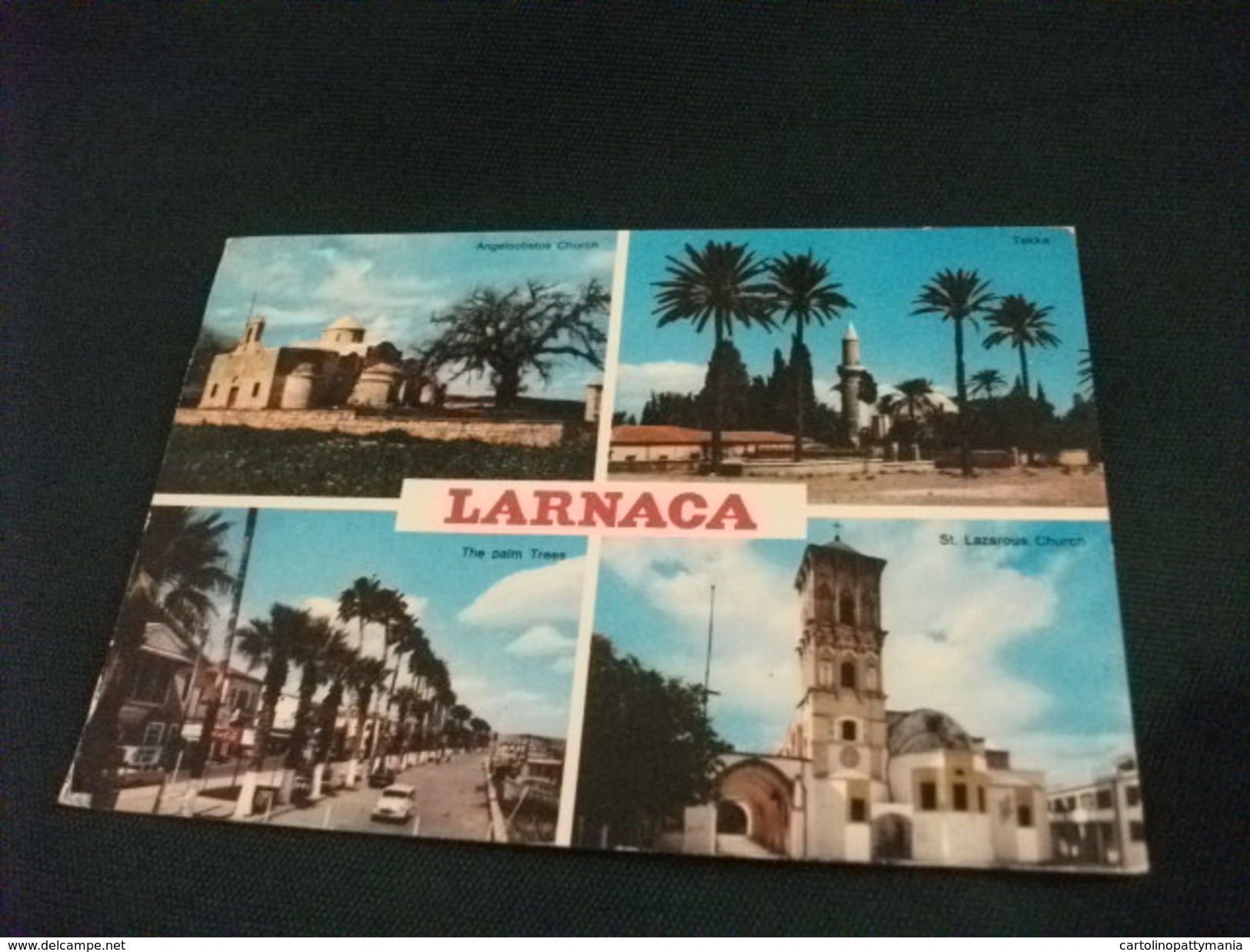 STORIA POSTALE FRANCOBOLLO COMMEMORATIVO CIPRO CYPRUS  MOSCHEA MOSQUEE MOSCHEE MOSQUE TEKKE E VEDUTE LARNACA - Cipro