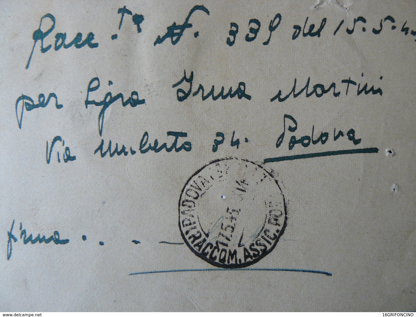 15.5.1945..VERY RARE FASCIST POSTALCARD + BEAUTIFULS POSTAGESTAMPS.HIGH VALUE..//..RARISSIMO INTERO R.S.I..ALTO VALORE - Stamped Stationery