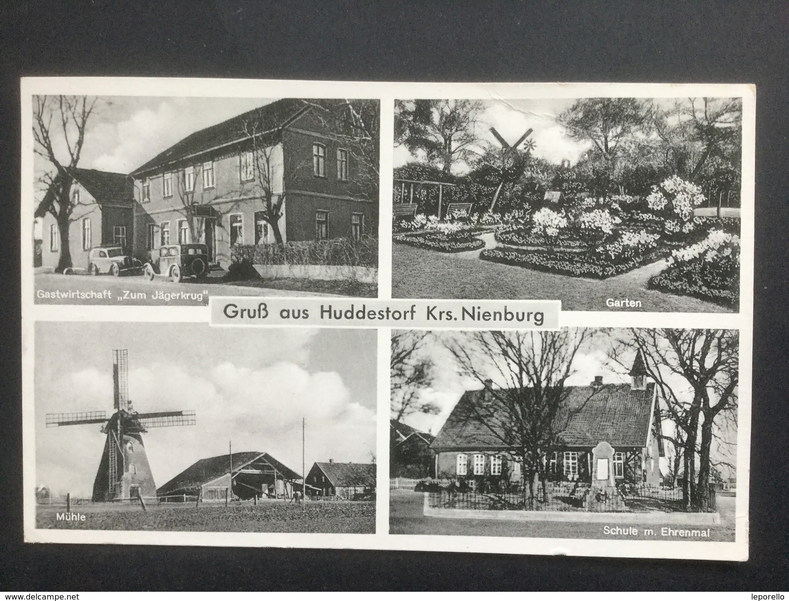 AK RADDESTORF Huddestorf B. Nienburg Windmühle Mühle Windmill 1951  // D*29054 - Nienburg