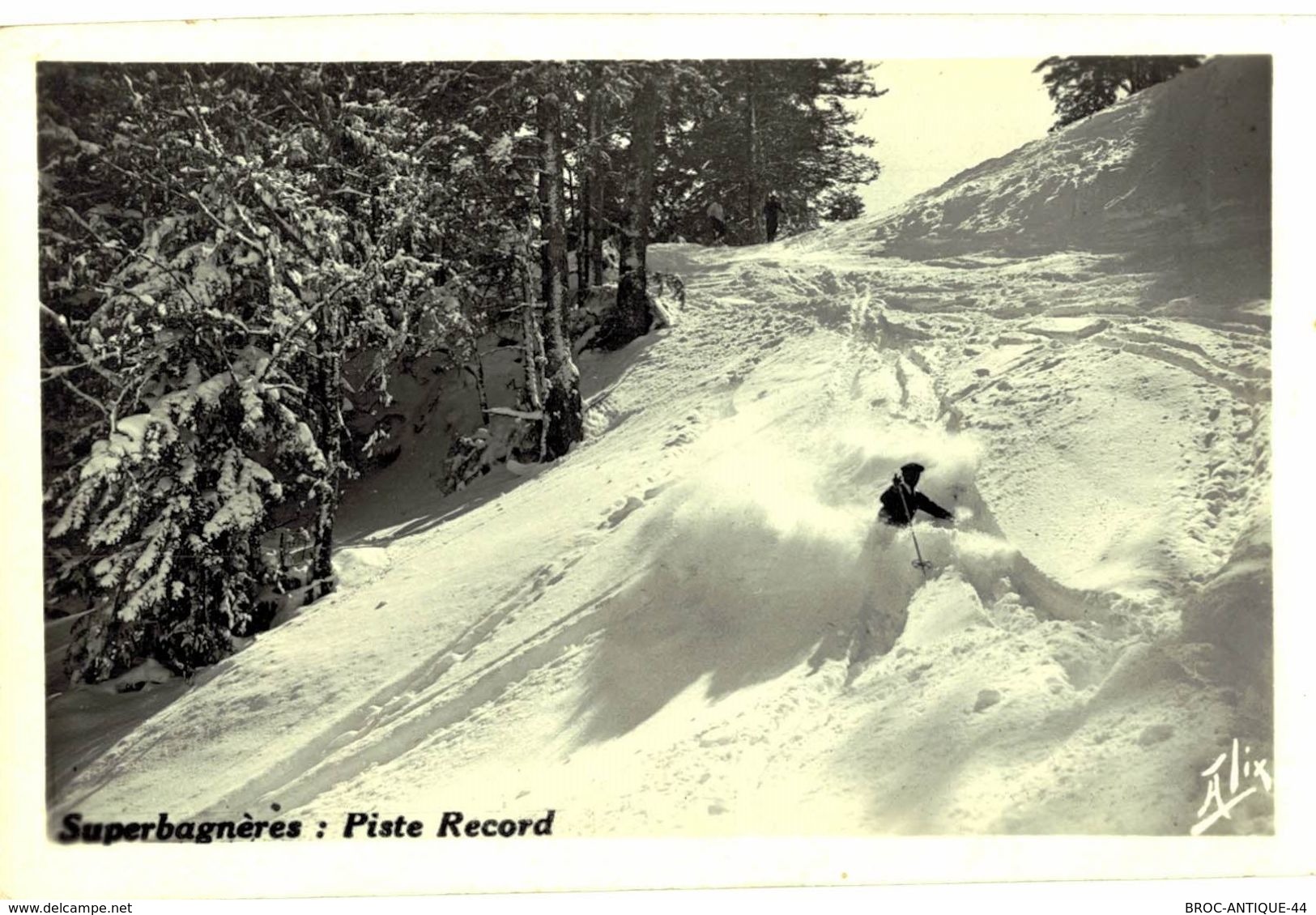 CPA N°16134 - SUPERBAGNERES - PISTE RECORD - Superbagneres