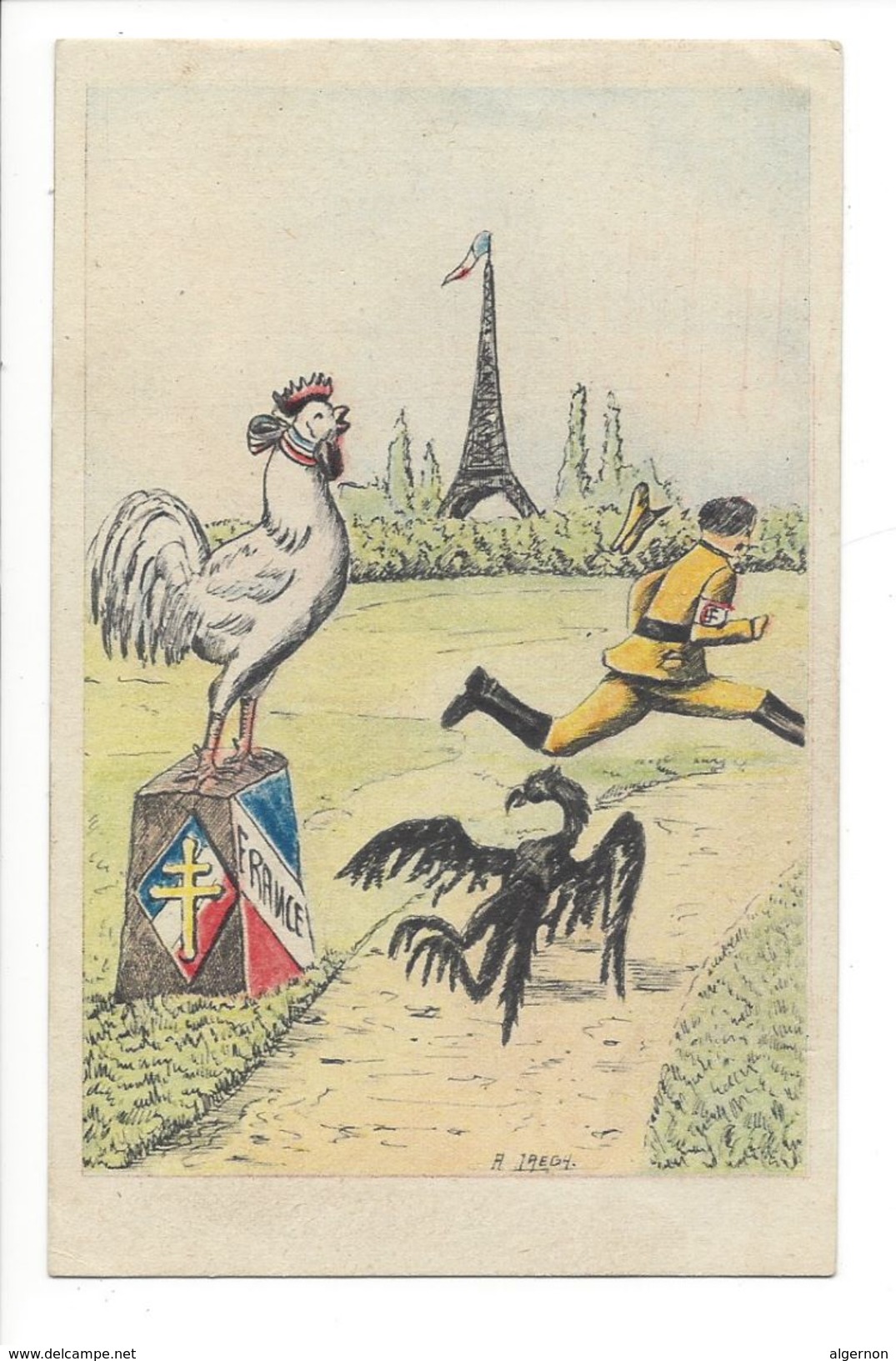 18582 - Au Secours Un Coq Help A Cook Dessin Jaegy - Humour