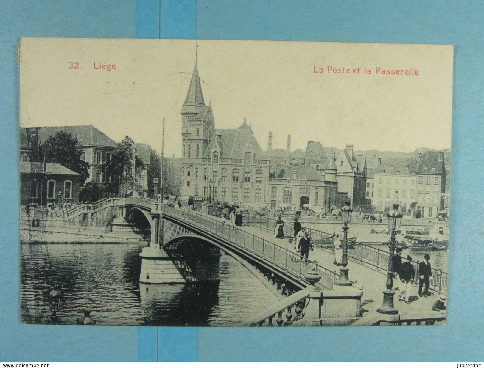 Liège La Poste Et La Passerelle - Liege