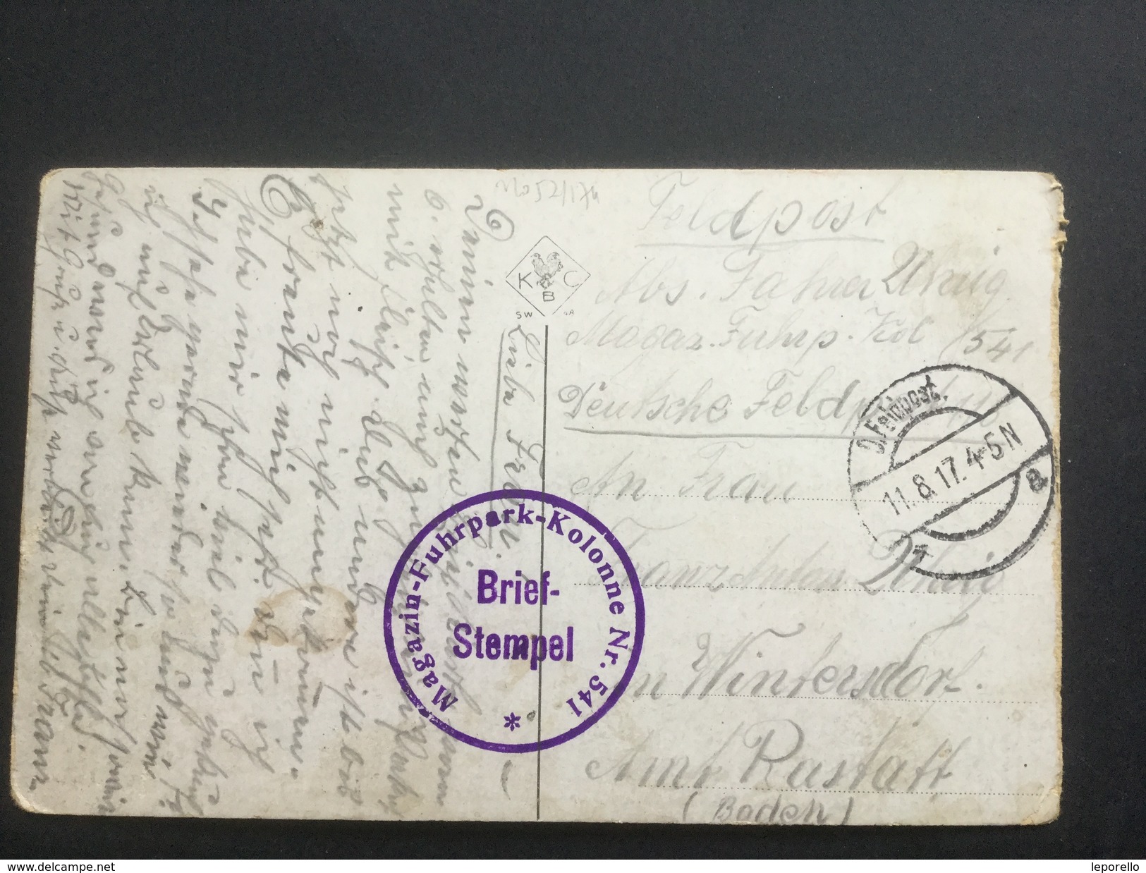 AK GRODNO Feldpost 1917 // D*29072 - Belarus