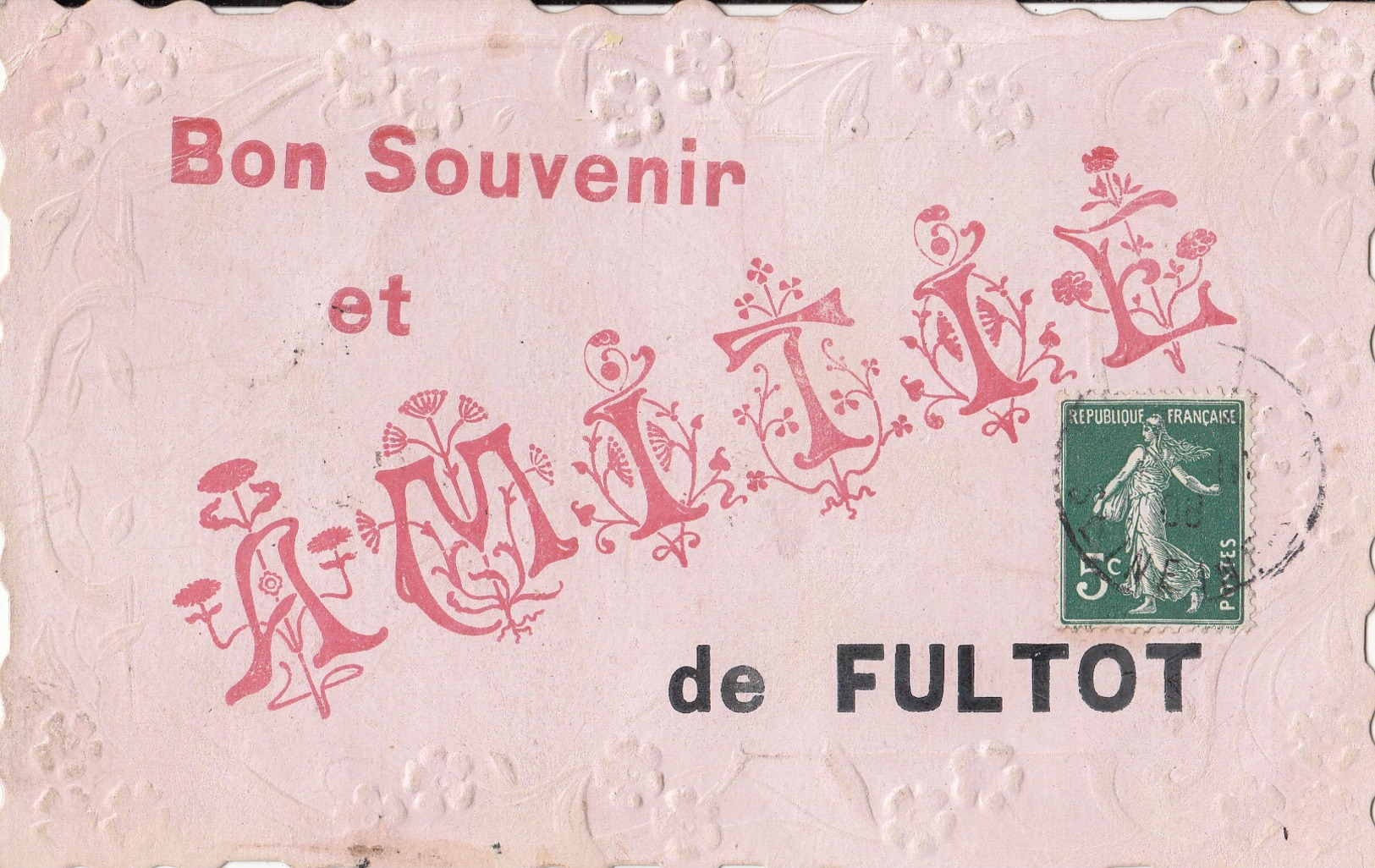 CARTE POSTALE DE FULTOT - Autres & Non Classés