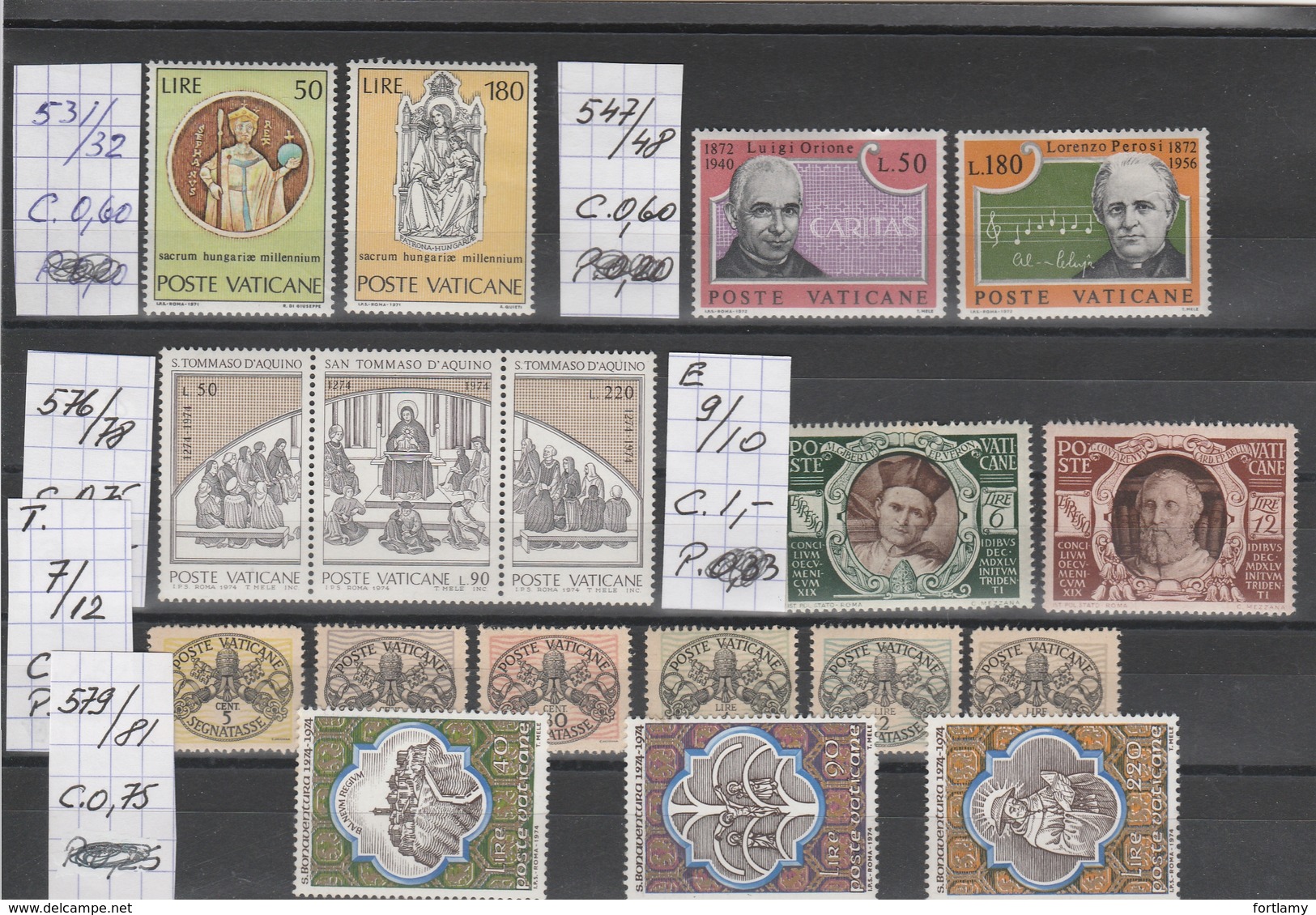 LOT 21 VATICAN - Colecciones