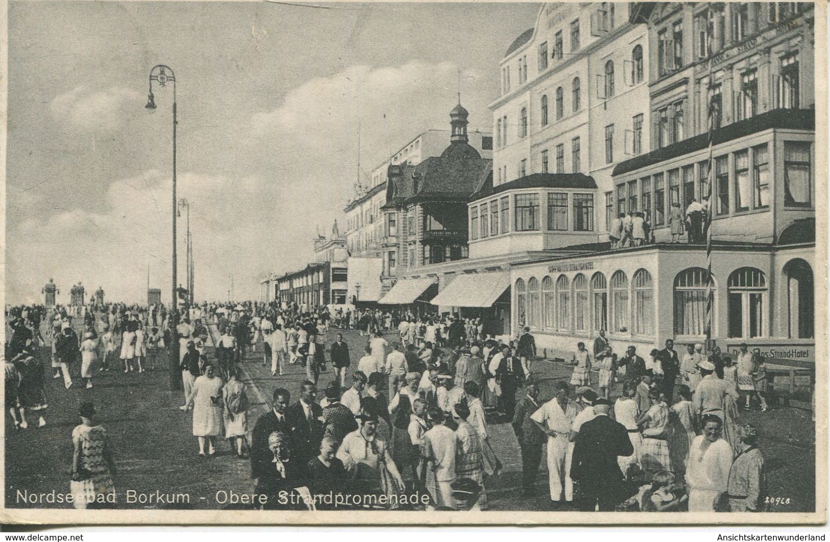 Nordseebad Borkum - Obere Strandpromenade (002456) - Borkum