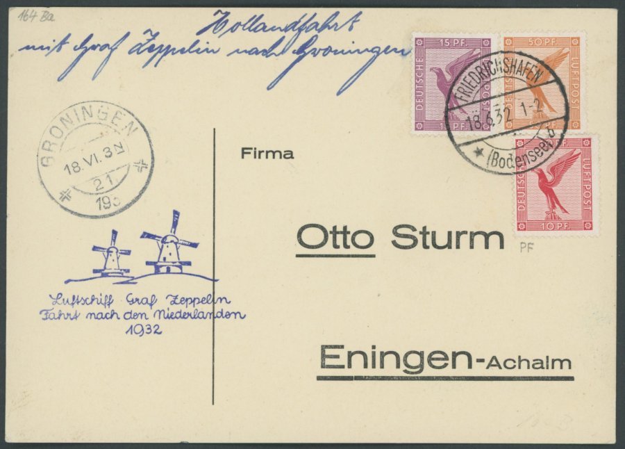 Dt. Reich 379I BRIEF, 1926, 10 Pf. Adler Mit Abart Unterer Strich Des Ersten E In Deutsche Nach Links Verlängert, Mit Zu - Gebraucht