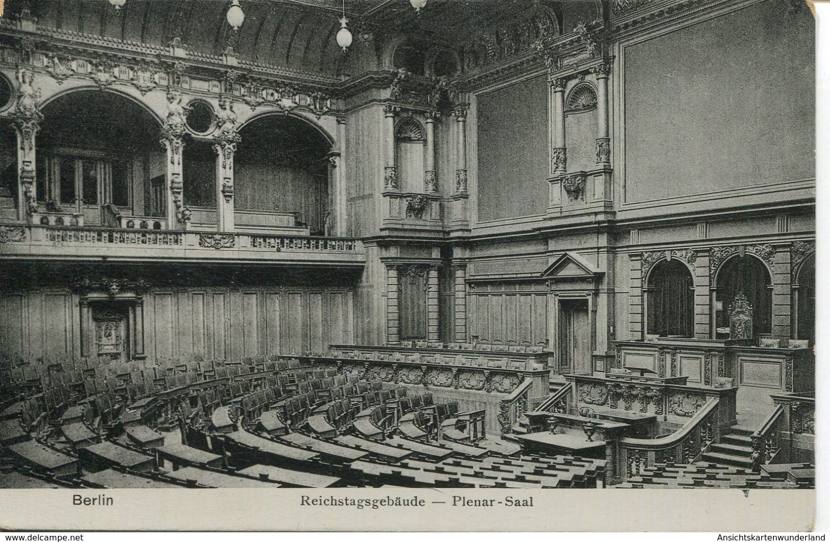 Berlin - Reichstagsgebäude. Plenarsaalsaal (002459) - Dierentuin