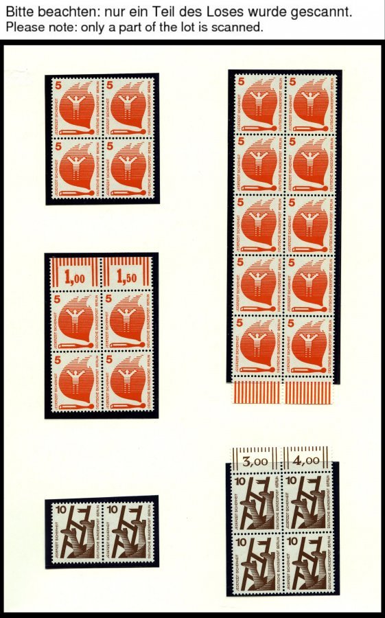 ENGROS 402-11 Paar **, 1971, Unfallverhütung, 9x In Waagerechten Paaren (in Einheiten), Pracht, Mi. 360.- - Sammlungen