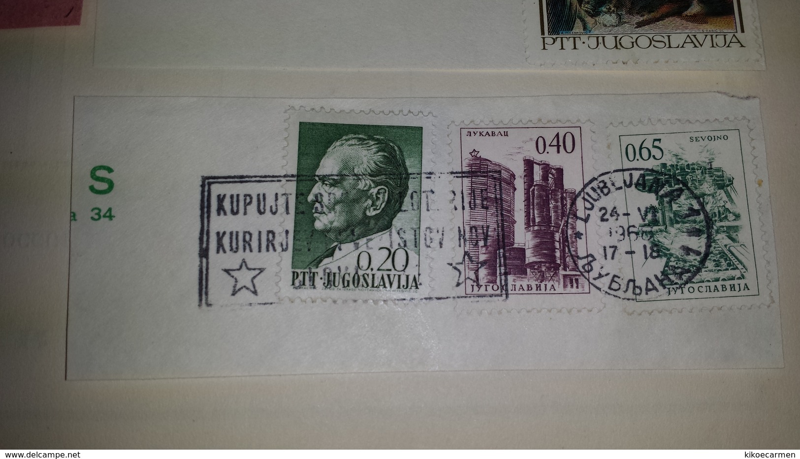 JUGOSLAVIA 1968 Ljubljana Cancel Cancellation - Storia Postale