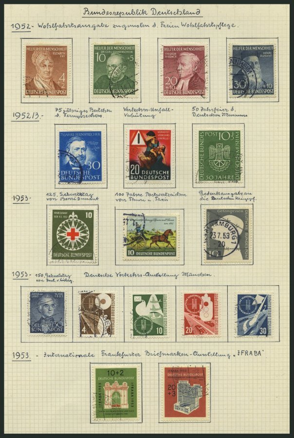 SAMMLUNGEN O, Bis Auf Mi.Nr. 139/40 In Den Hauptnummern Komplette Sauber Gestempelte Sammlung Bundesrepublik Von 1949-83 - Used Stamps