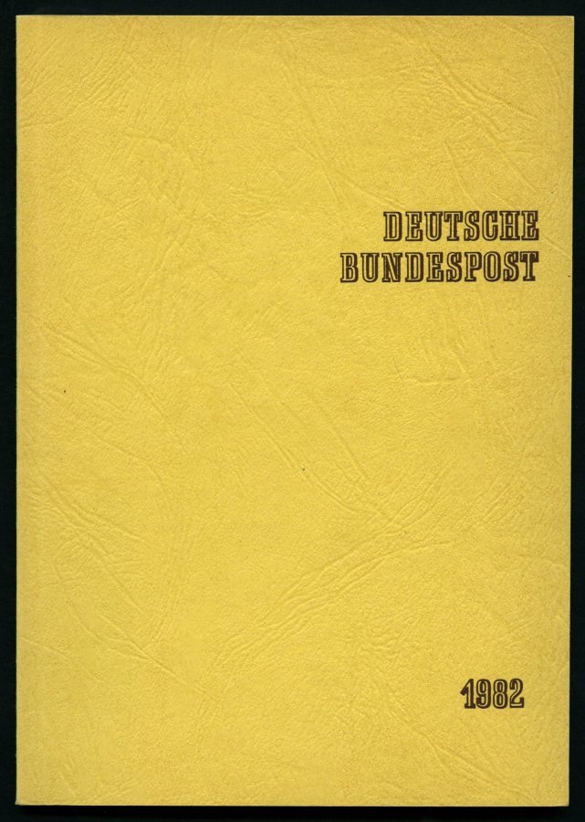 BUND/BERLIN MINISTERJAHRB MJg 82 , 1982, Ministerjahrbuch In Gelb, Pracht - Collections