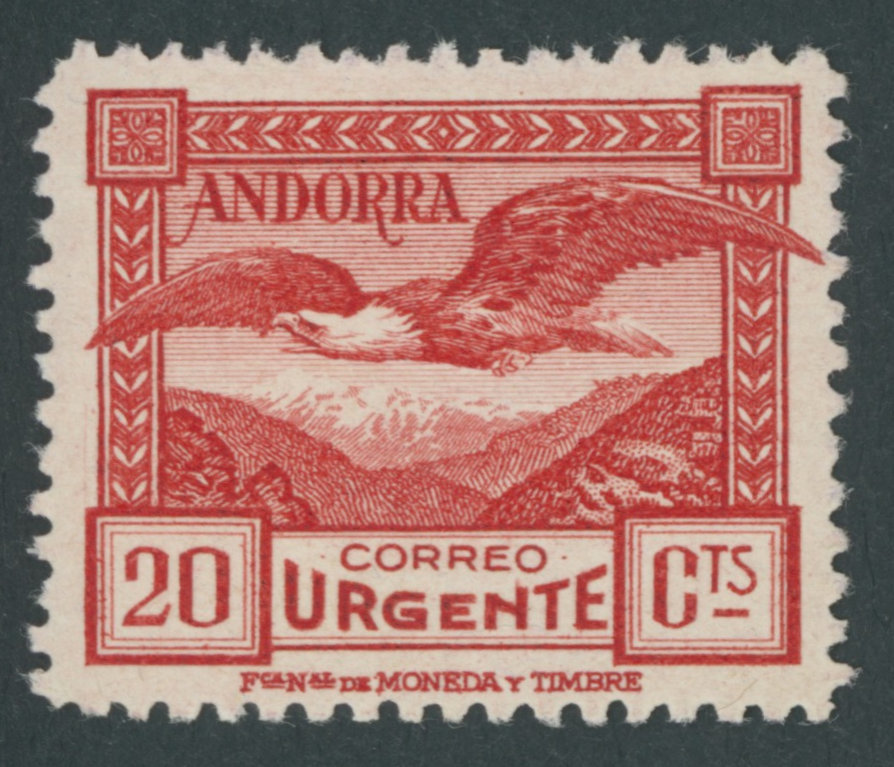 SPANISCHE-POST 27A *, 1929, 20 C. Seeadler, Pracht, Mi. 80.- - Sonstige & Ohne Zuordnung