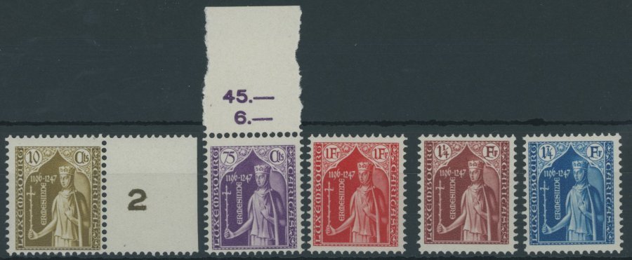 LUXEMBURG 245-49 **, 1933, Kinderhilfe, Prachtsatz, Mi. 100.- - Sonstige & Ohne Zuordnung