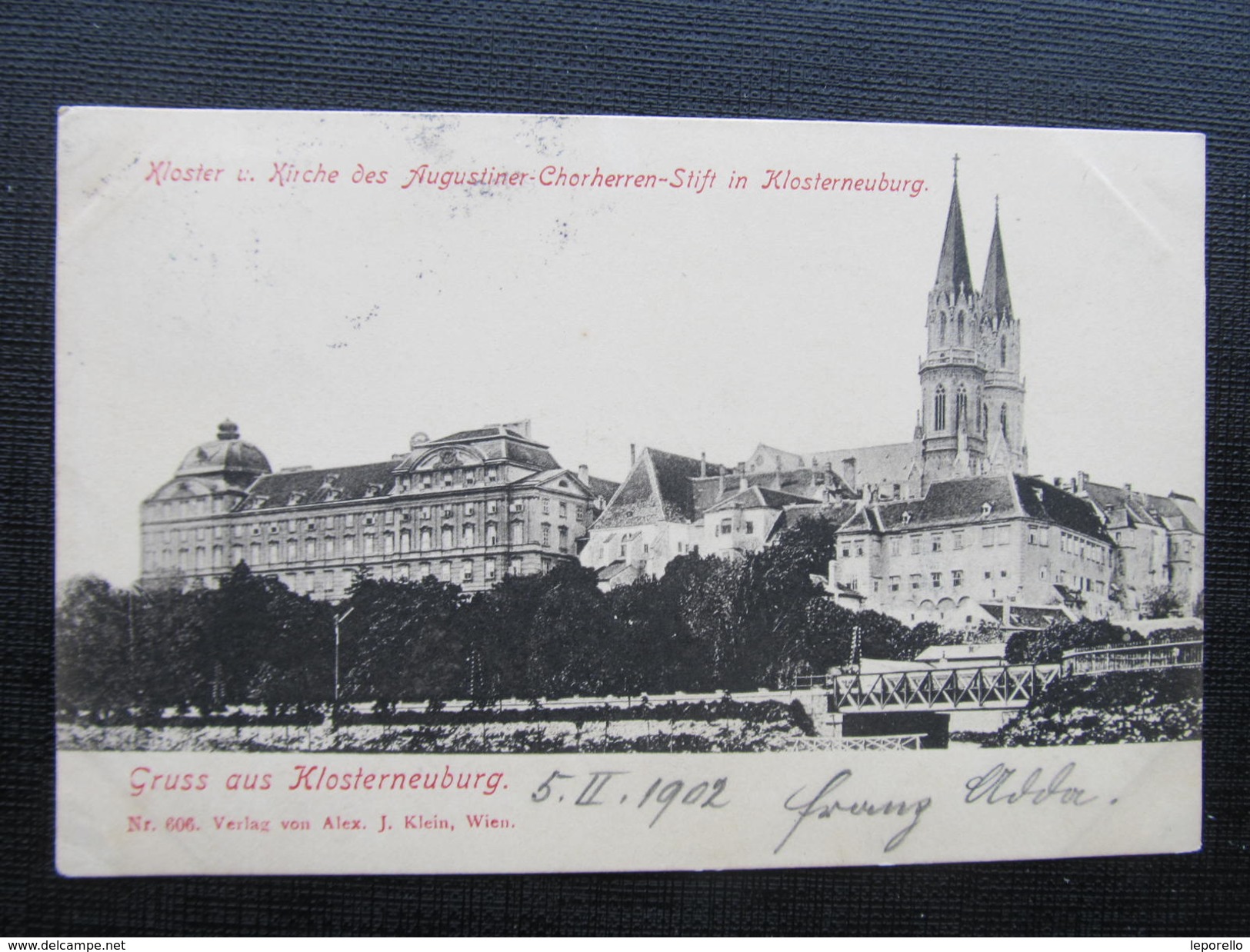 AK KLOSTERNEUBURG 1902 // D*29133 - Klosterneuburg