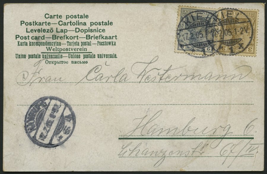 ALTE POSTKARTEN - SCHIFFE KAISERL. MARINE S.M.S. Kaiser Karl Der Grosse, Gebrauchte Karte - Warships