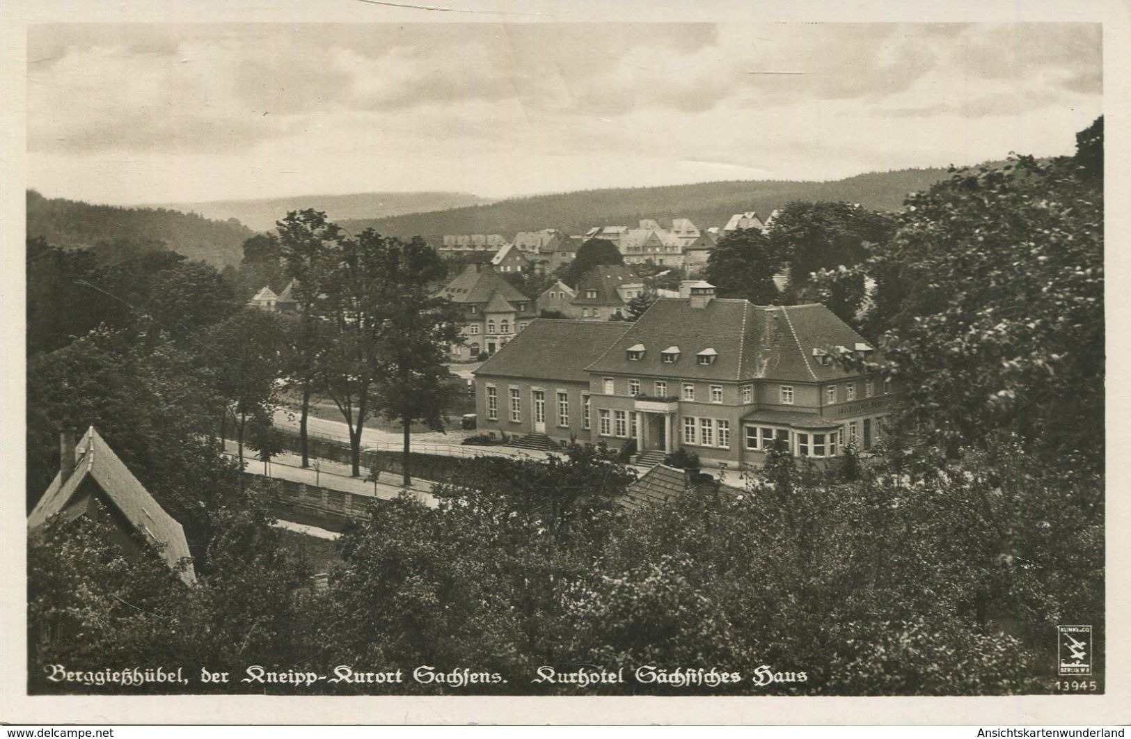 Berggiesshübel, Der Kneipp-Kurort Sachsens - Kurhotel Sächsisches Haus (002461) - Bad Gottleuba-Berggiesshuebel