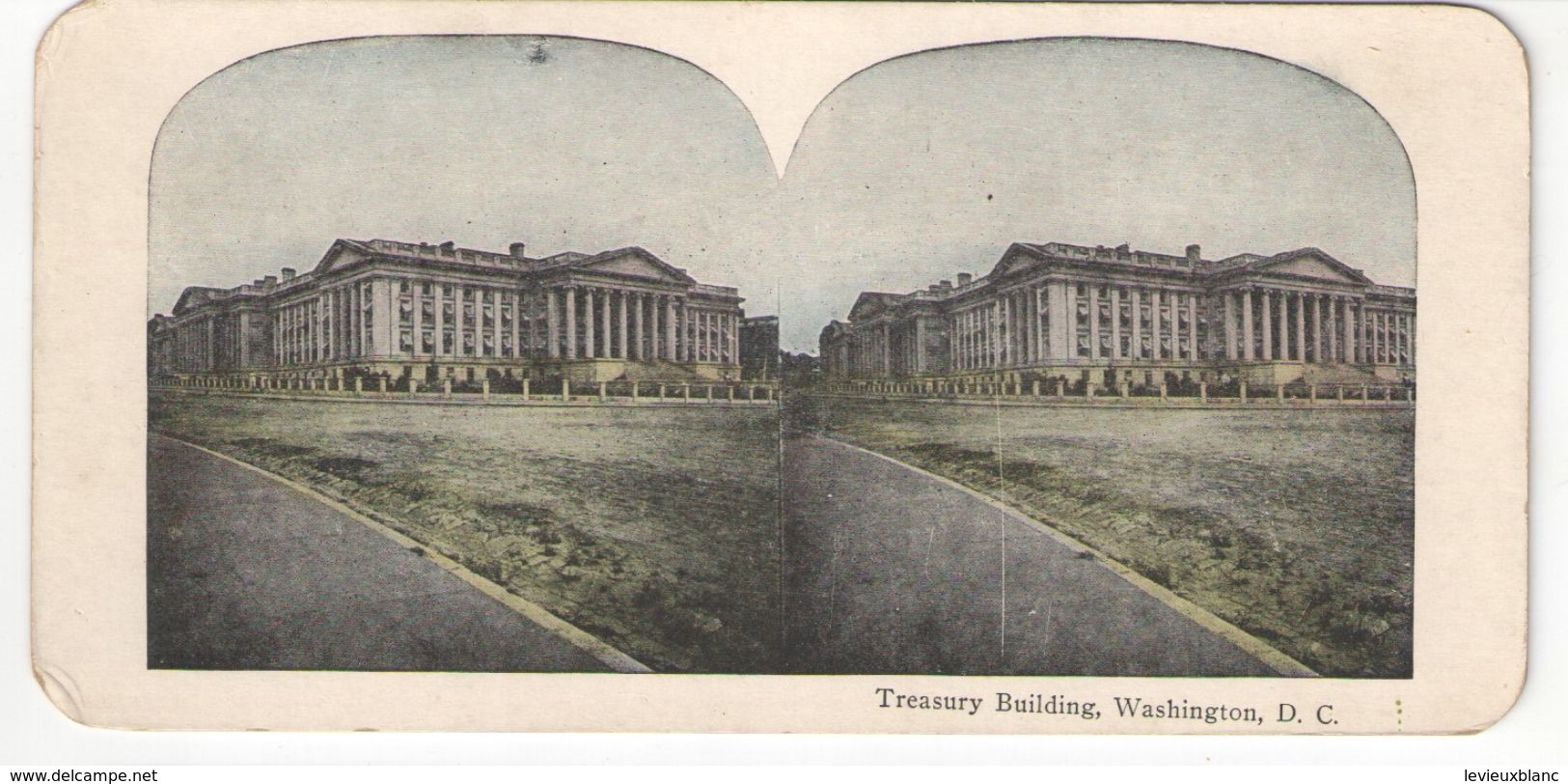 Vue Stéréoscopique /U.S.A./WASHINGTON DC/ Treasury Building /Vers 1870-1890   STE92 - Photos Stéréoscopiques