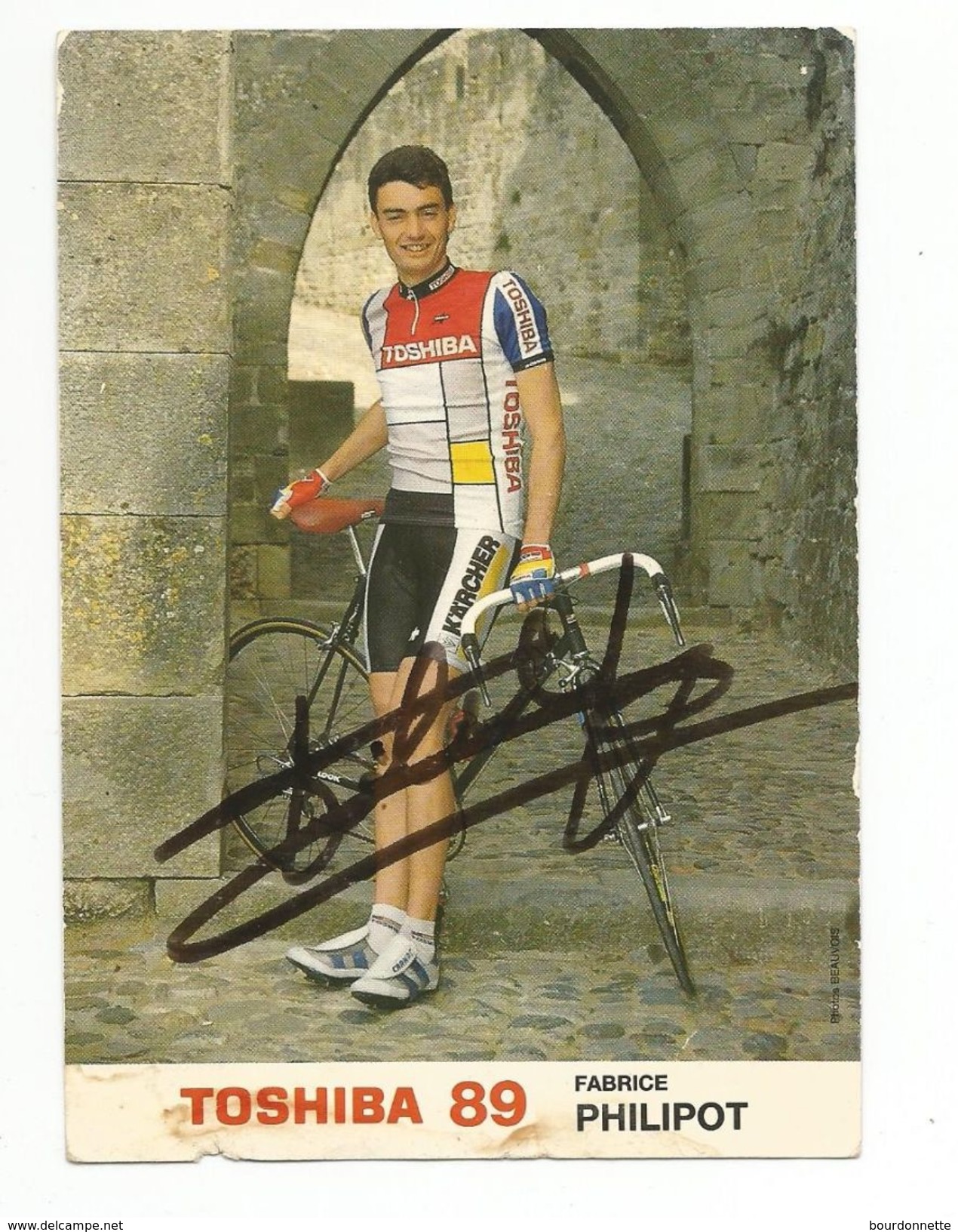 Cyclisme Fabrice Philipot Signé Autographe - Cyclisme