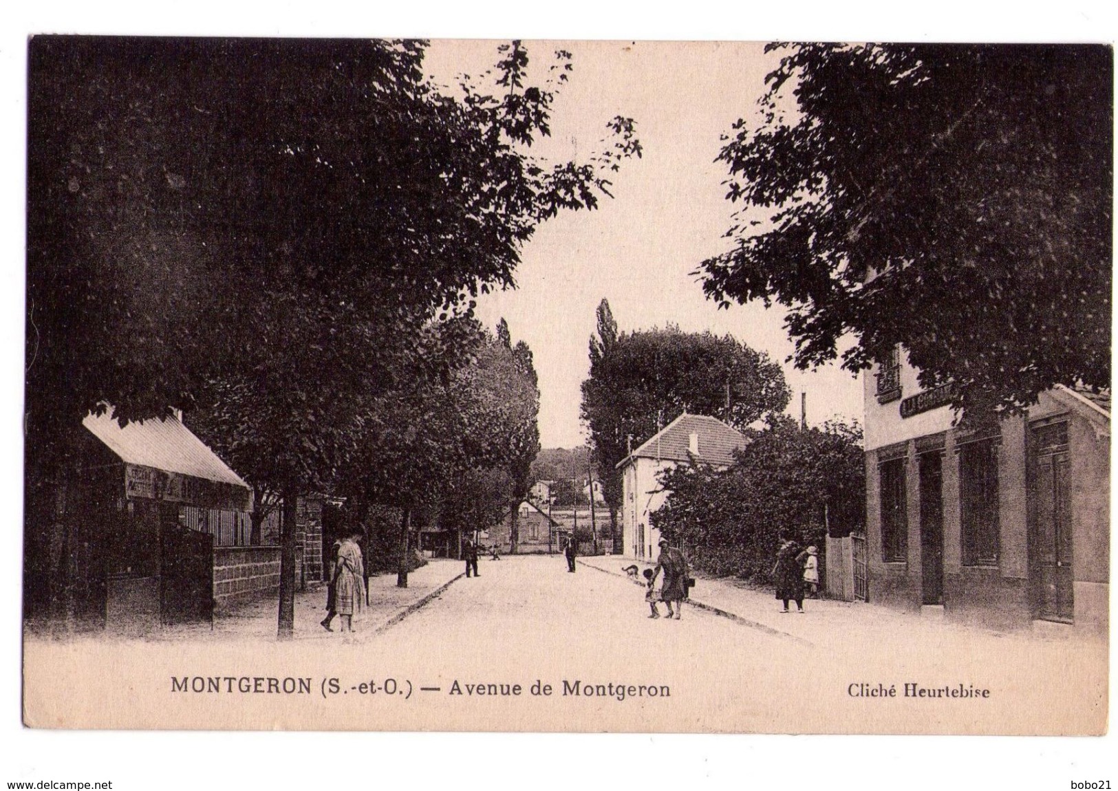 D063 - Montgeron S&O - Avenue De Pontgeron - Cliché Heurtebise - Montgeron