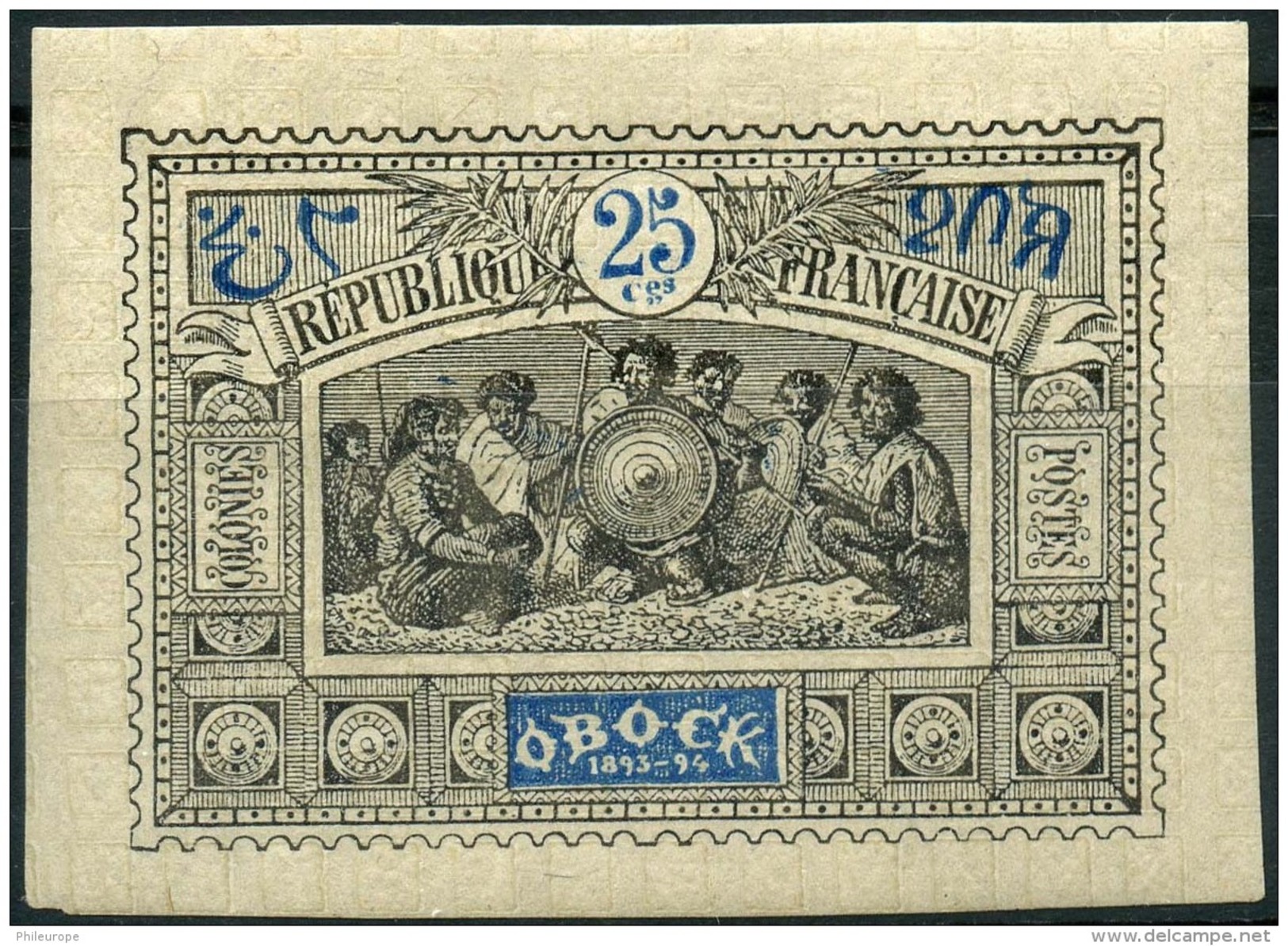 Obock (1894) N 54 * (charniere) - Neufs