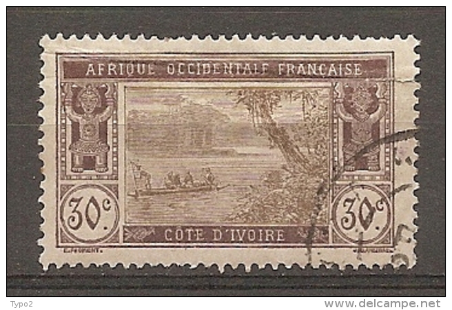 COTE IVOIRE - Yv. N°  49  (o)  30c  Lagune  Cote 2,4 Euro BE R - Used Stamps
