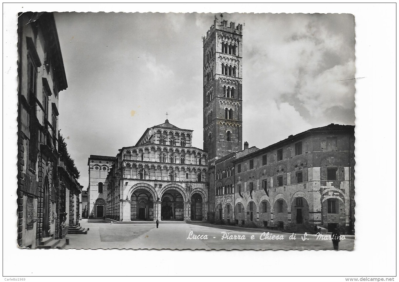 LUCCA PIAZZA E CHIESA DI S.MARTINO  VIAGGIATA FG - Lucca