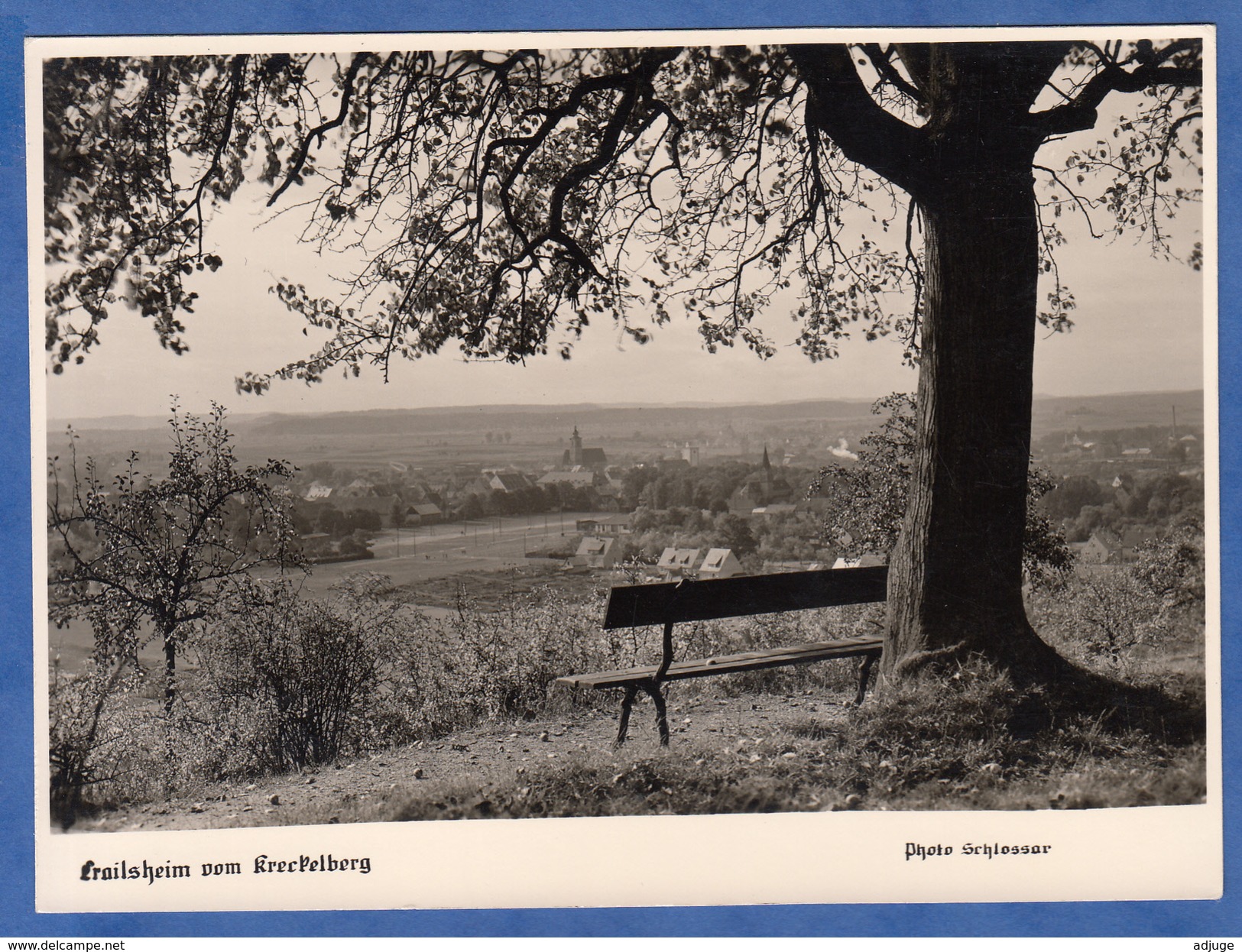 A.K- CRAILSHEIM Vom KRECKELBERG- Photo Schlossar - 2 SCANS ** - Crailsheim