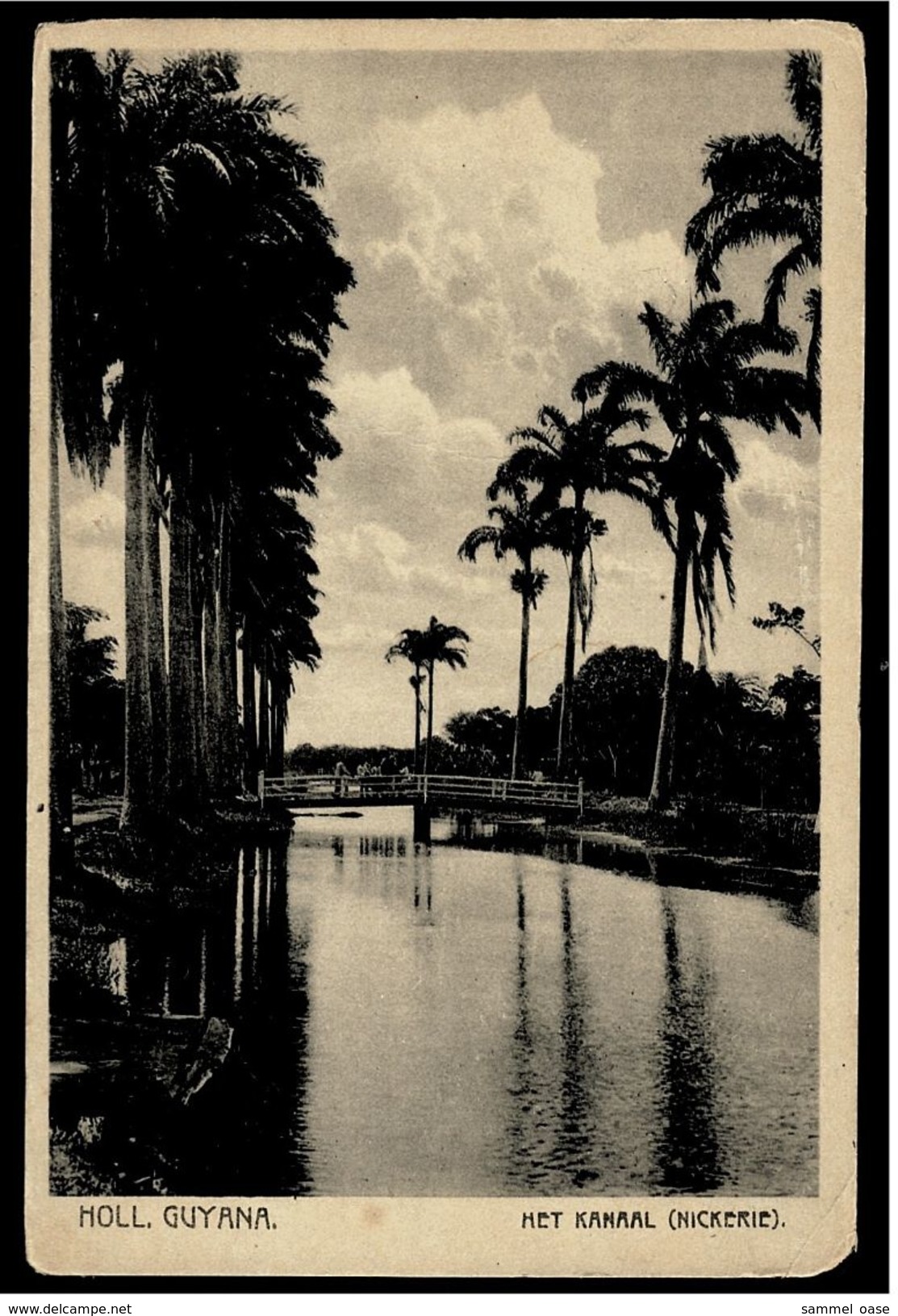 Holl. Guyana  -  Het Kanaal / Nickerie   -  Ansichtskarte Ca. 1910    (8027) - Suriname