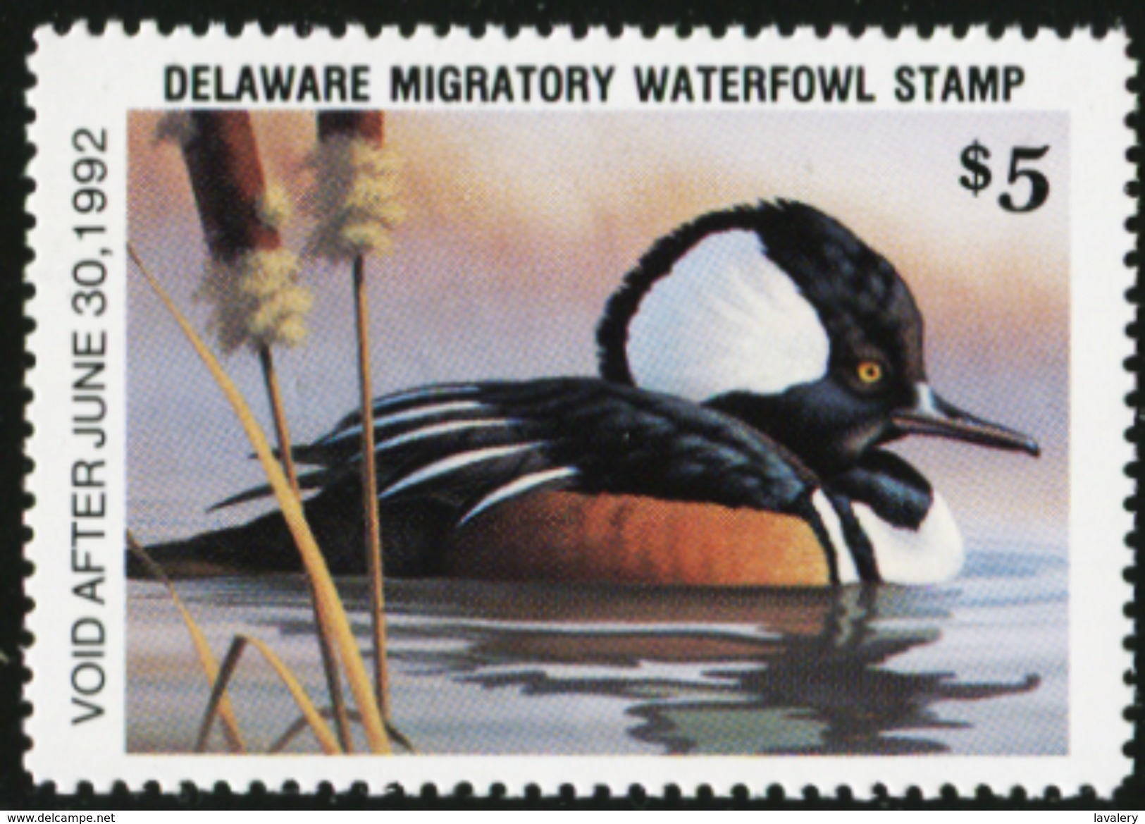 DELAWARE 1991 USA State Ducks Birds Hunting Wildlife Fauna MNH - Ungebraucht