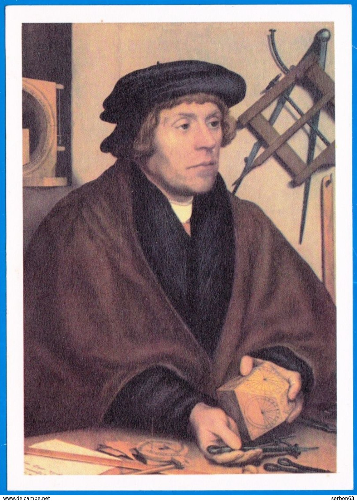 LES GRANDS PEINTRES LOTERIE NATIONALE PEINTURE ALLEMANDE HOLBEIN NICHOLAS KRATZER N° 4/10 SERIE P - NOTRE SITE Serbon63 - Other & Unclassified