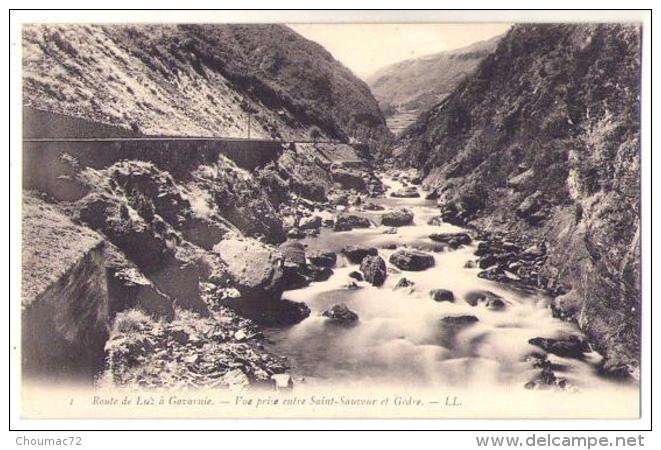 (65) 217, Route De Luz à Gavarnie, LL 1, Vue Prise Entre St Sauveur Et Gedre - Other & Unclassified