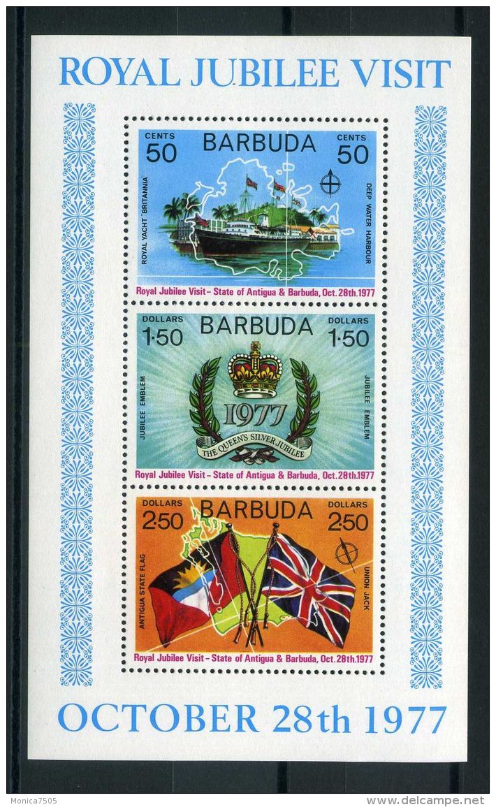 BARBUDA ( BLOC ) Y&amp;T N°  25  BLOC  NEUF  SANS  TRACE  DE  CHARNIERE , A VOIR . - Antigua And Barbuda (1981-...)