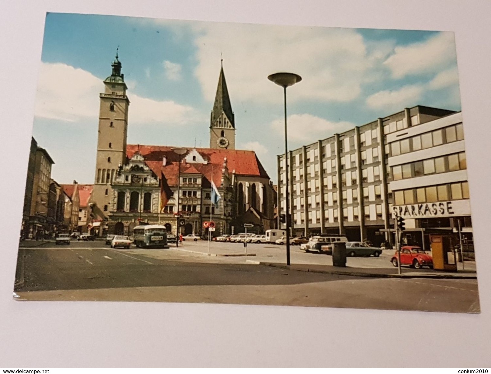 Ingolstadt Rathausplatz, Gelaufen 1983 - Ingolstadt