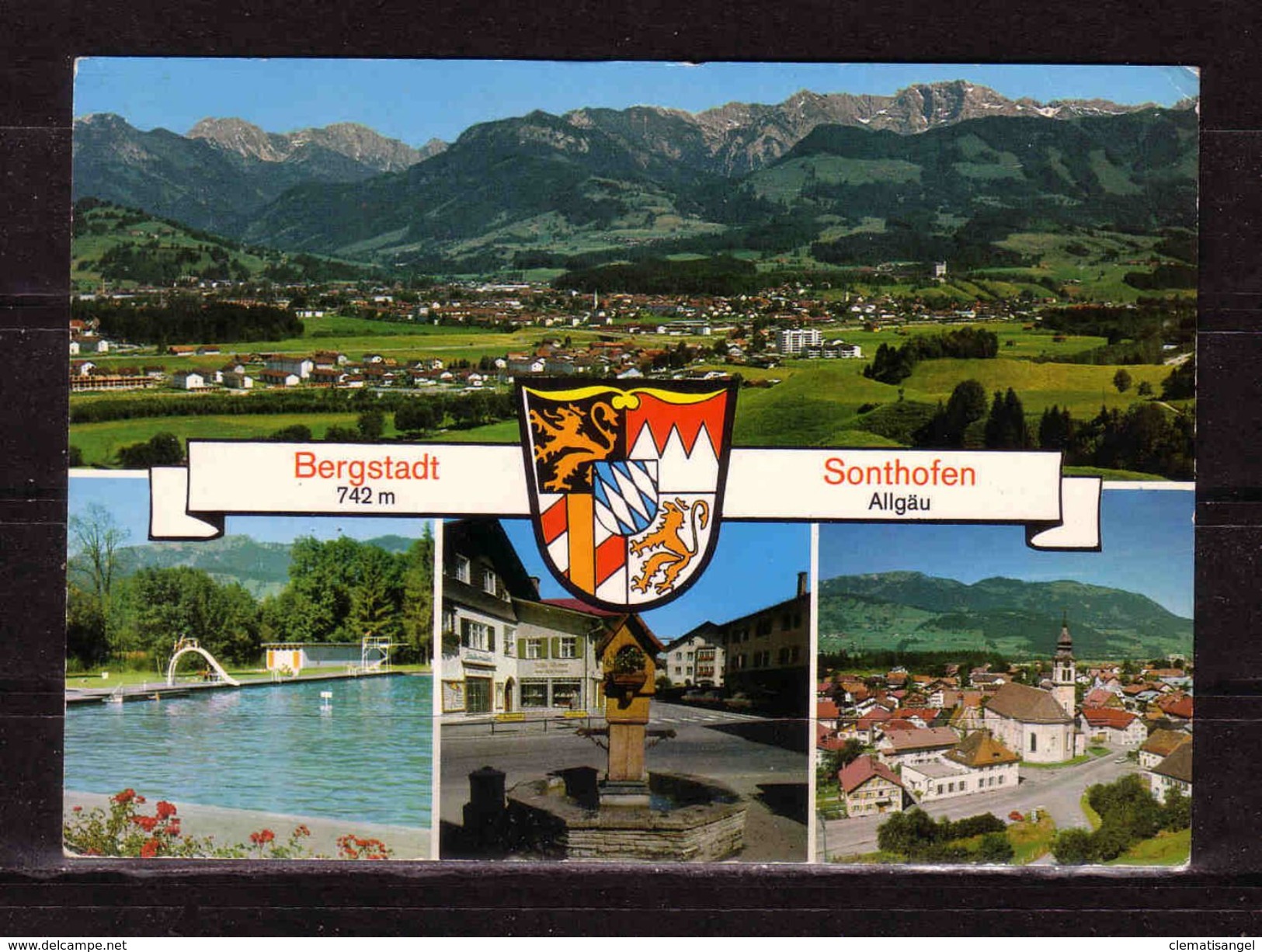 430d * BERGSTADT SONTHOFEN * IN 4 ANSICHTEN **!! - Sonthofen