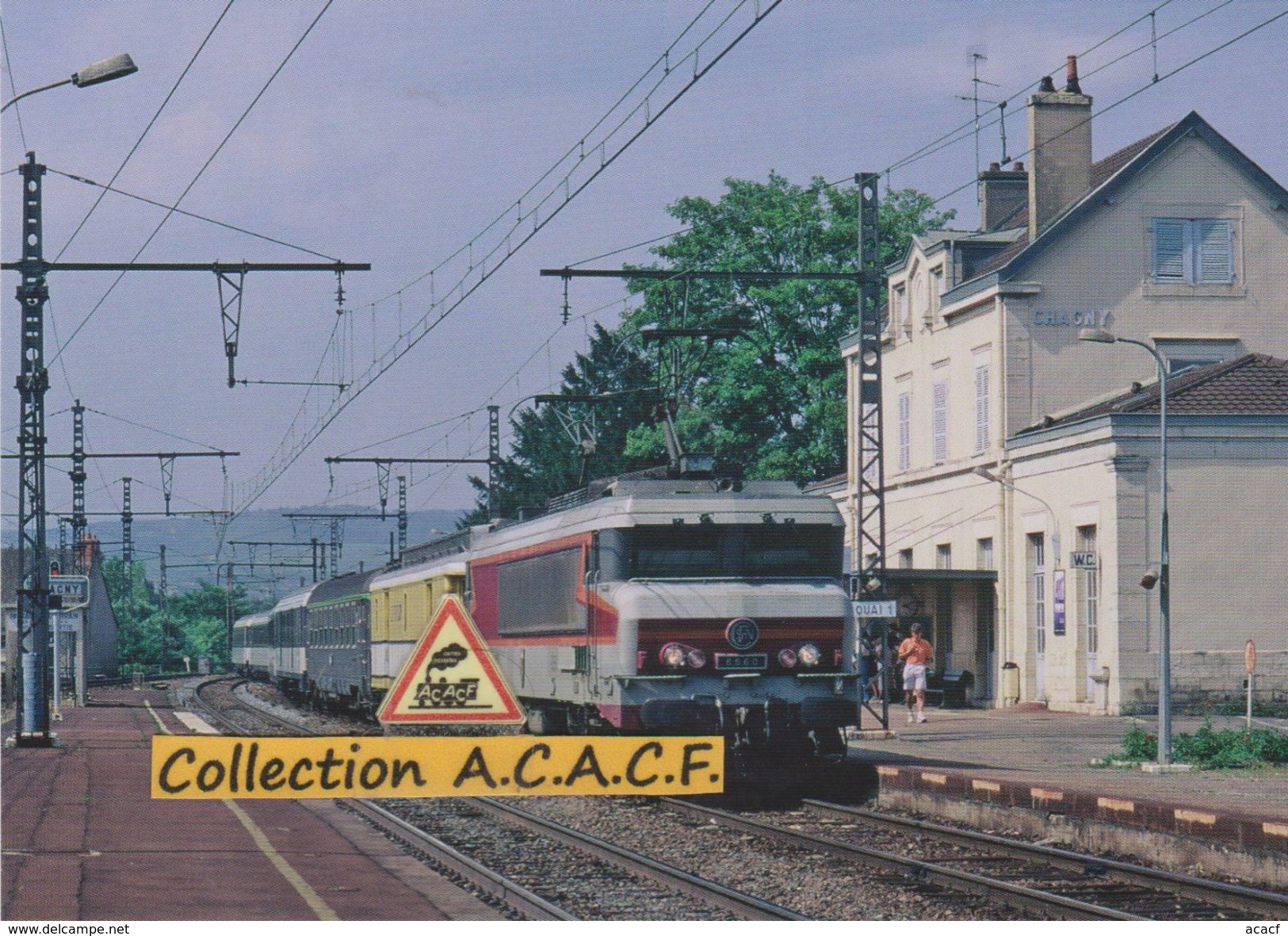 CC 6560 Et Train Corail Pour Lyon, à Chagny (71) - - Chagny