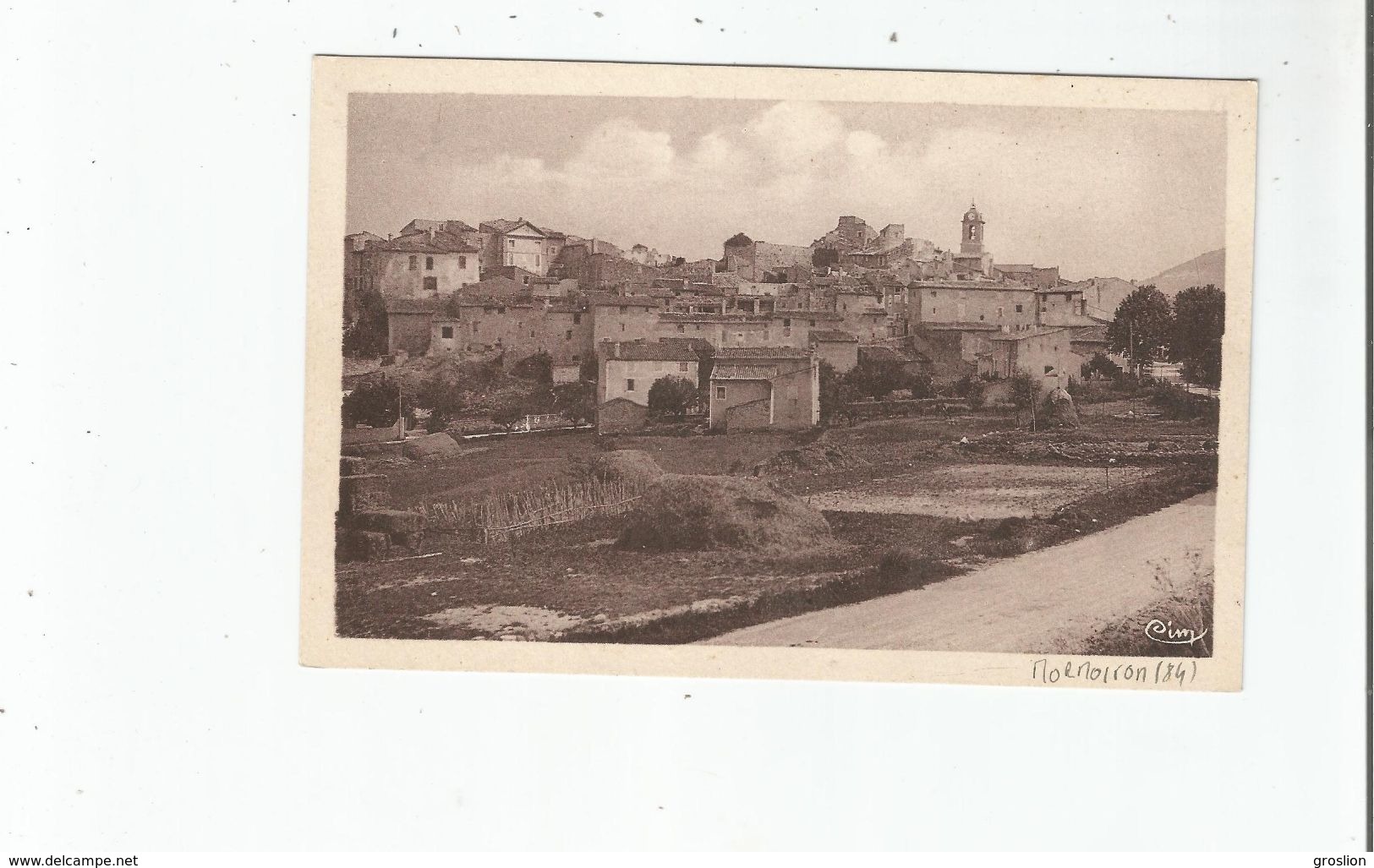 MORMOIRON (VAUCLUSE) VUE GENERALE (PANORAMIQUE AVEC EGLISE) - Mormoiron