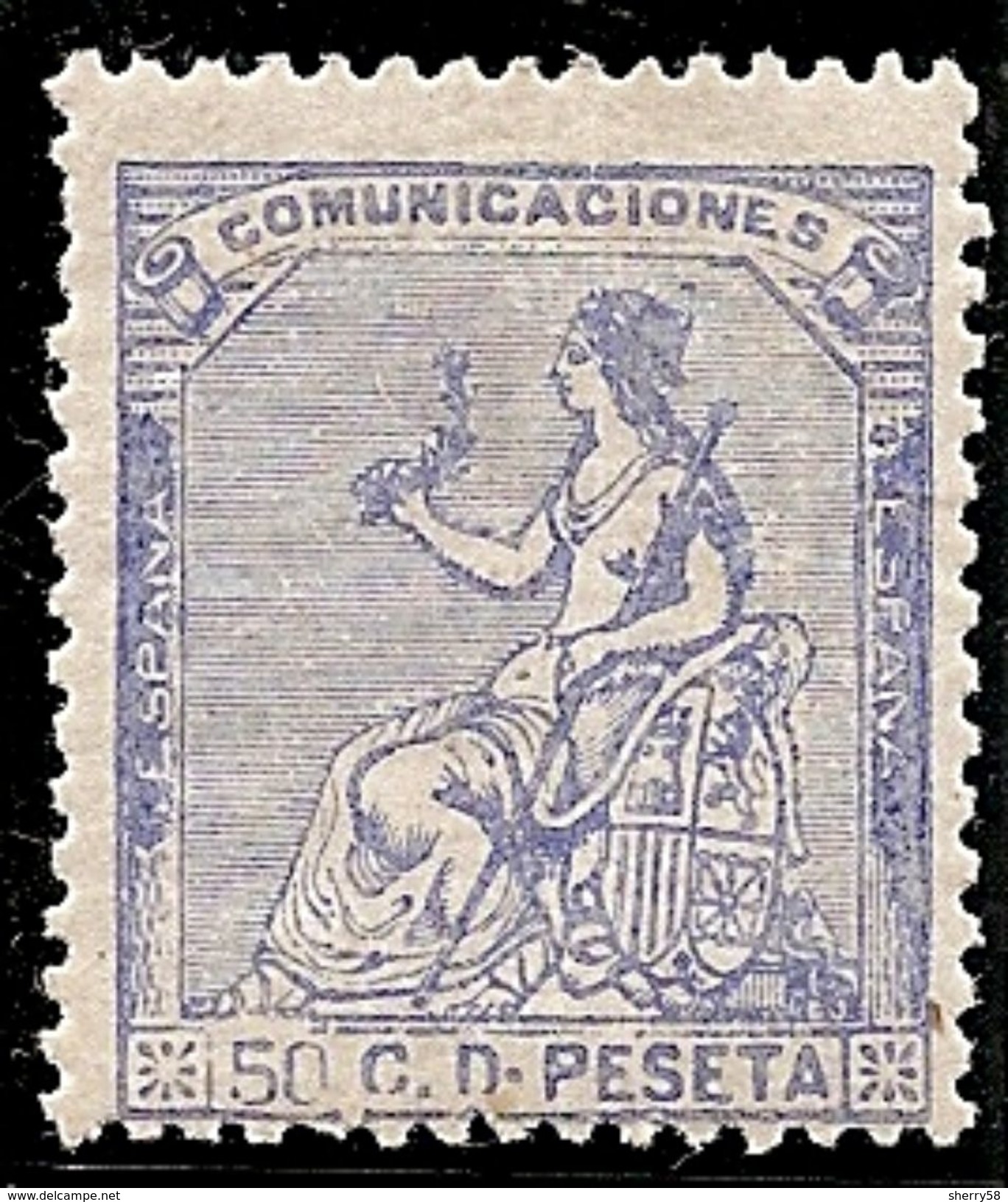 1873-ED. 137 I REPÚBLICA - ALEGORÍA DE ESPAÑA - 50 CENT. ULTRAMAR -NUEVO-MH- - Nuevos